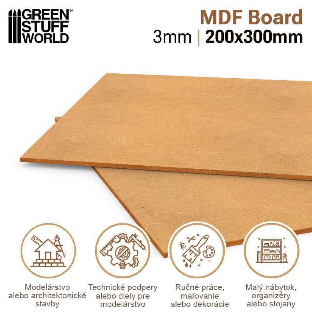 MDF lapok Green Stuff World